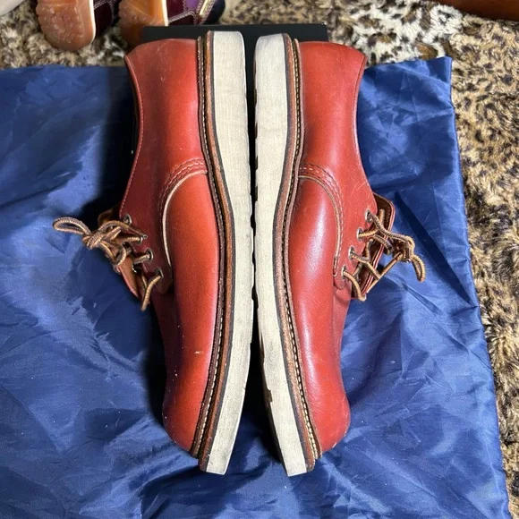 RED WING 8001 Work Oxford Round Toe Aurorasset Size 10.5 made in the USA - Picture 12 of 12